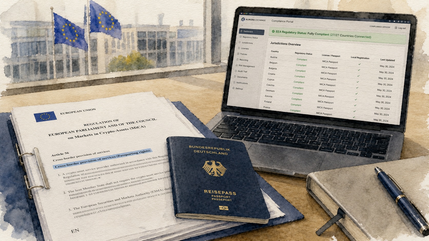 MiCA takes effect across EEA; licensed exchanges can passport